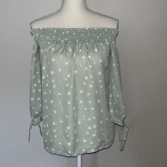 J byjustify  off the shoulder womens shirt  Small - Picture 1 of 14